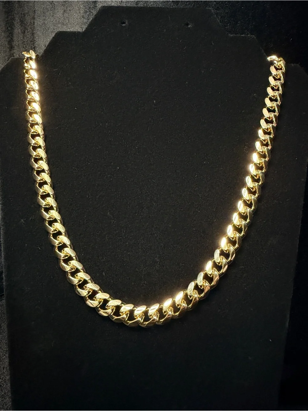 Iced Out Box Lock Cuban 22in 10MM 14K Gold Premium Finish. AAA CZ Brand New